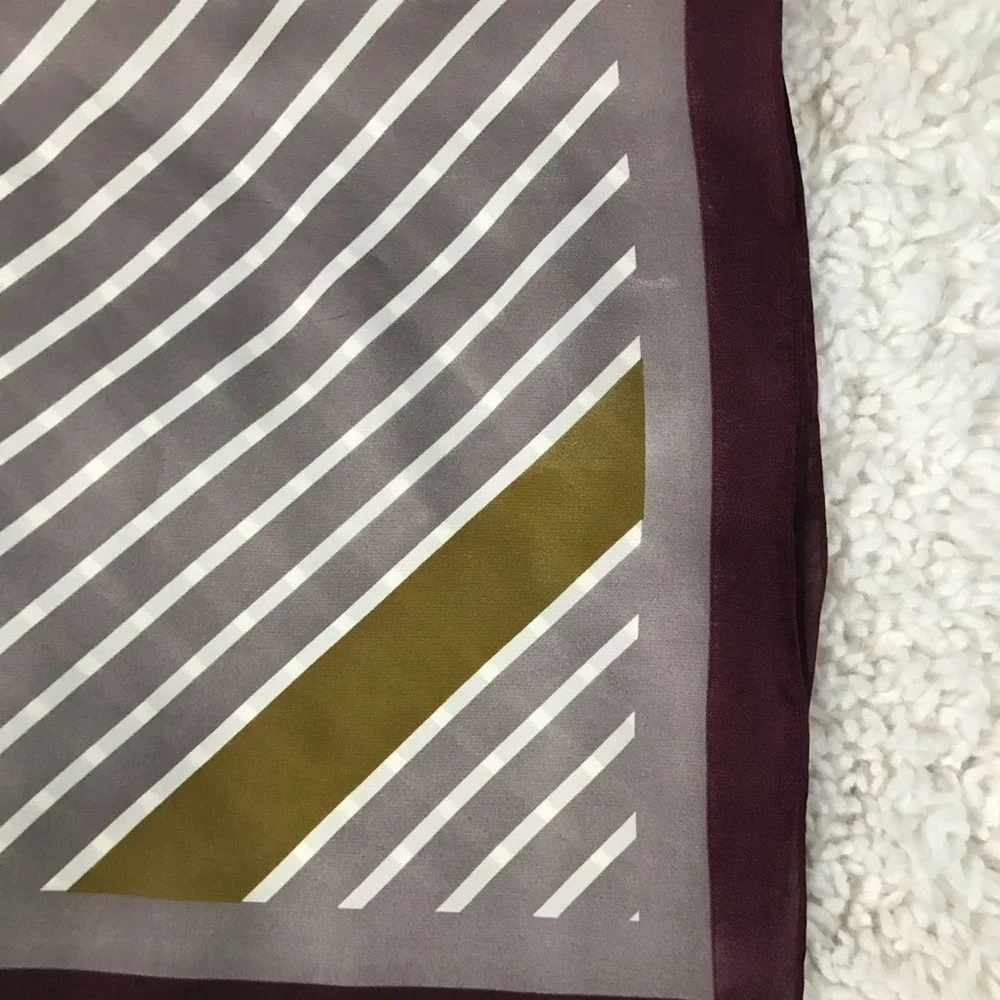Mauve and Mustard scarf